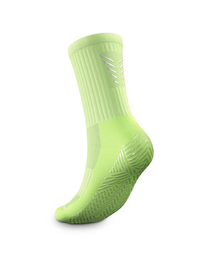 Reflective Mid-Calf Football Grip Socks