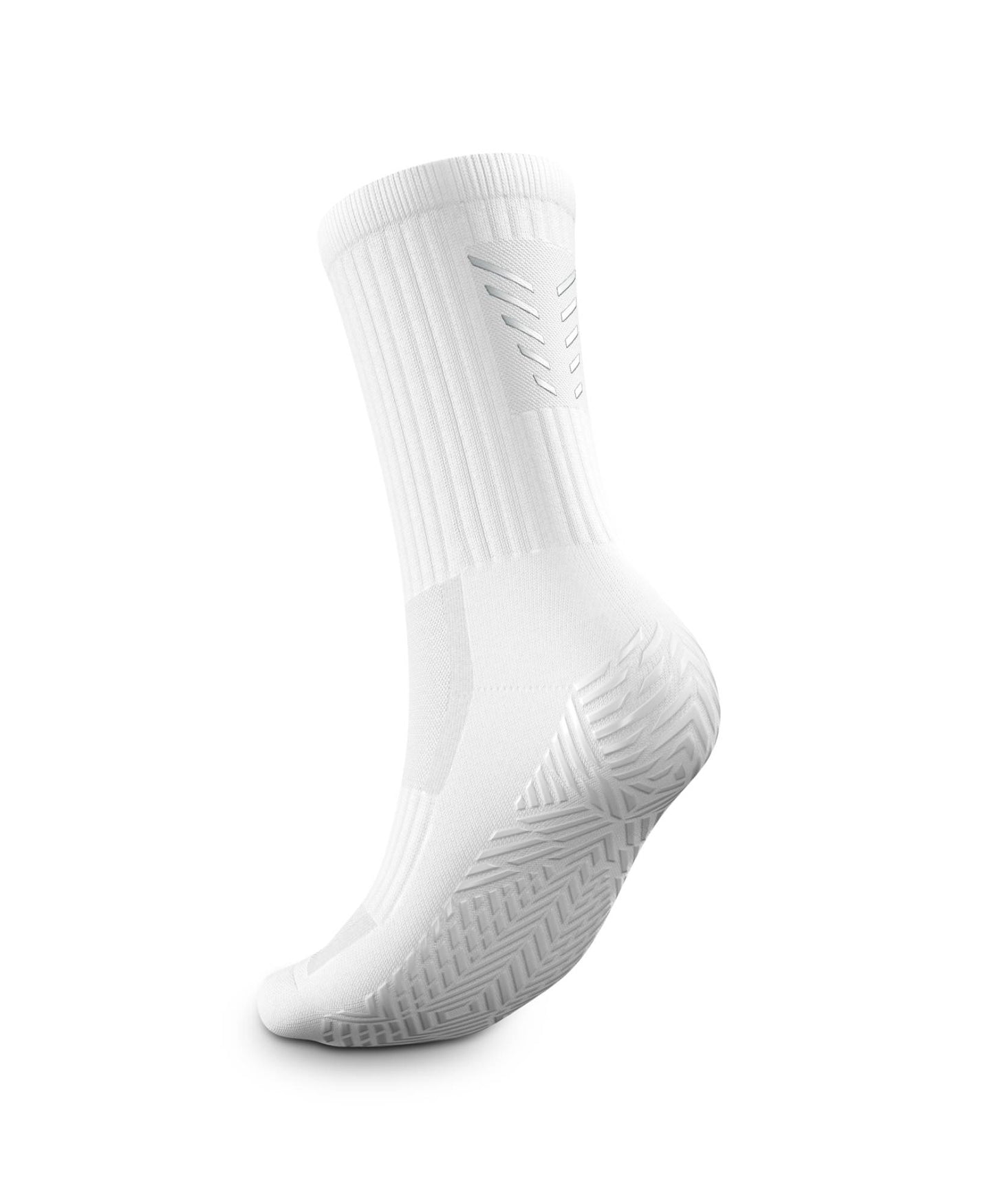 Reflective Mid-Calf Football Grip Socks