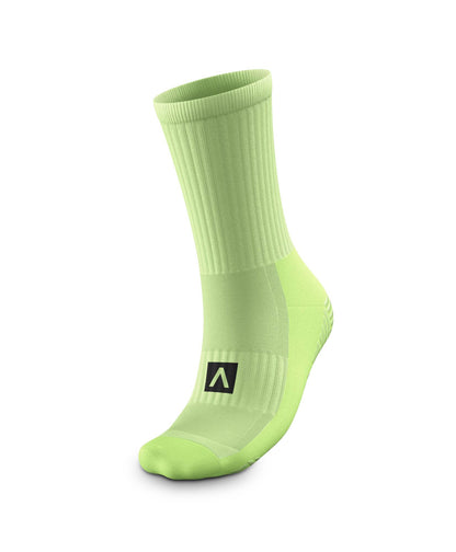 Yellow Icon Football Grip Socks Front