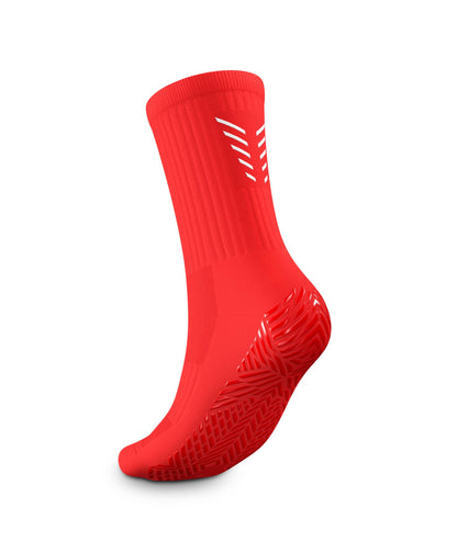 Red Icon Football Grip Socks