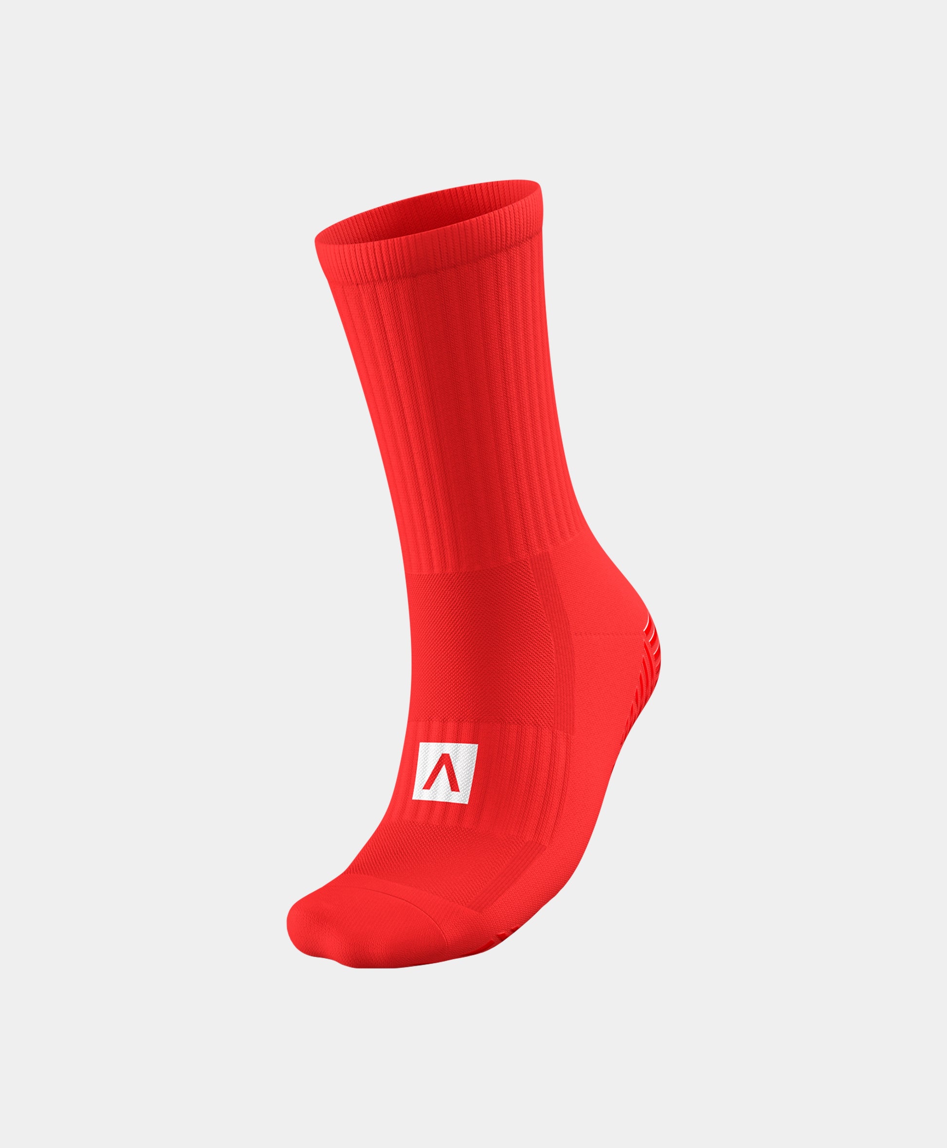 Reflective Mid-Calf Football Grip Socks displayed in various colour options, highlighting style and functionality.