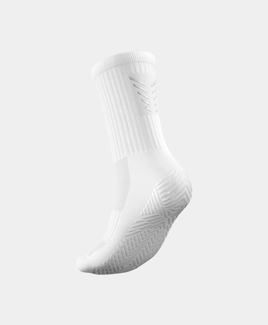 Reflective Mid-Calf Football Grip Socks showcasing innovative design and performance features.