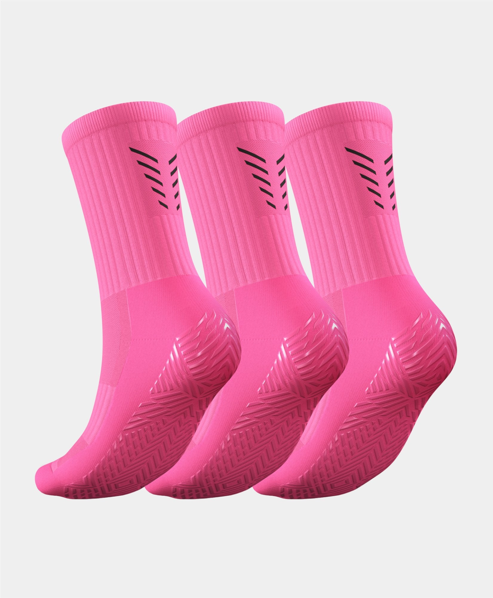 Icon Grip Socks - 3 Pairs Multipack packed neatly, showcasing the five pairs available for continuous performance and preparation.