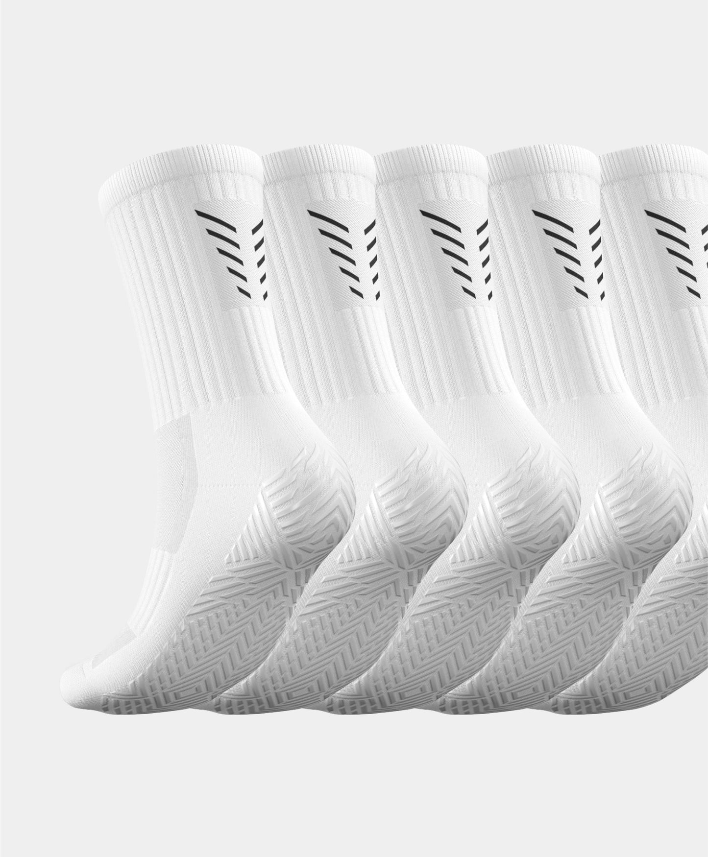 Icon Grip Socks - 5 Pairs Multipack showcasing premium design and innovative grip system for optimal performance on the pitch.