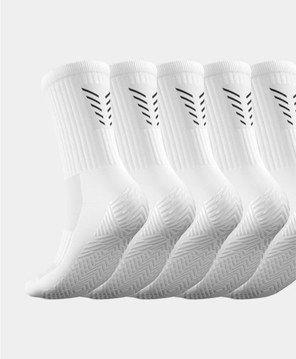 Icon Grip Socks - 5 Pairs Multipack showcasing premium design and innovative grip system for optimal performance on the pitch.