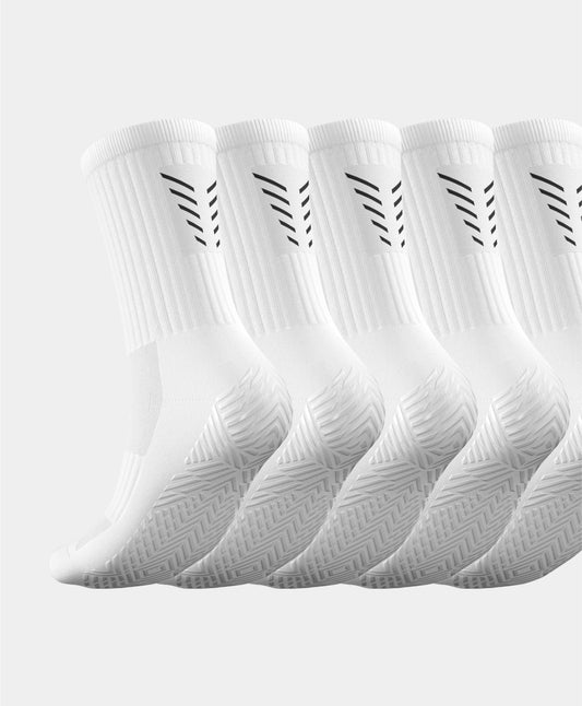 Icon Grip Socks - 5 Pairs Multipack showcasing premium design and innovative grip system for optimal performance on the pitch.