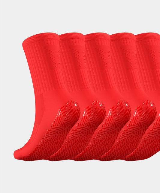 Stealth Grip Socks - 5 Pairs Multipack presented with a focus on premium cotton, nylon, and elastane blend for durability and performance.