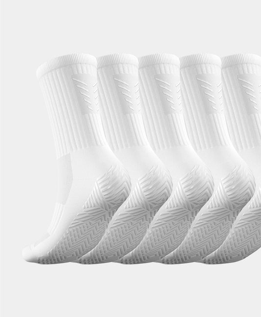 Stealth Grip Socks - 5 Pairs Multipack showcasing innovative grip technology designed for superior performance and stability during athletic activities.
